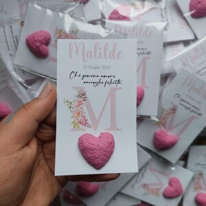 Papier de graines personnel | Cadeaux en papier graine | Cadeau papier graine | Cadeau fleurs