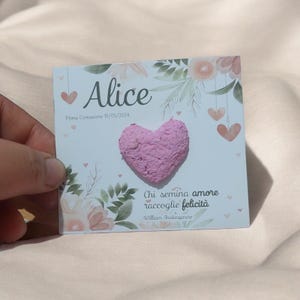 Personel  seed paper | Seed paper favors | Seed paper gift | Flowers gift