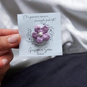Personel  seed paper | Seed paper favors | Seed paper gift | Flowers gift