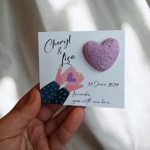 Personel  seed paper | Seed paper favors | Seed paper gift | Flowers gift