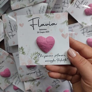 Personel  seed paper | Seed paper favors | Seed paper gift | Flowers gift