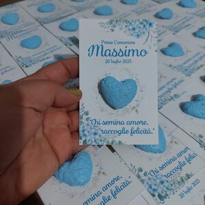 Bombe di semi di fiori selvatici piantabili - Bomboniere ecologiche per matrimoni, baby shower ed eventi / Grow Love