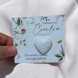 Papier de graines personnel | Cadeaux en papier graine | Cadeau papier graine | Cadeau fleurs