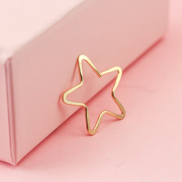 Tiny Gold Star Ornament with Heart, Personalization options include the year and initials, 2020 Kids Ornament