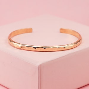 14K Yellow Gold Filled Cuff, Gold Cuff Bracelet, Gold Fill Bangle, 4.5mm Gold Filled Stacking Bracelet, Hammered Gold Bracelet, Gift Idea