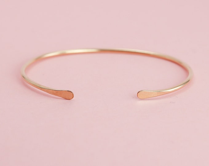 14K Solid Gold Cuffs