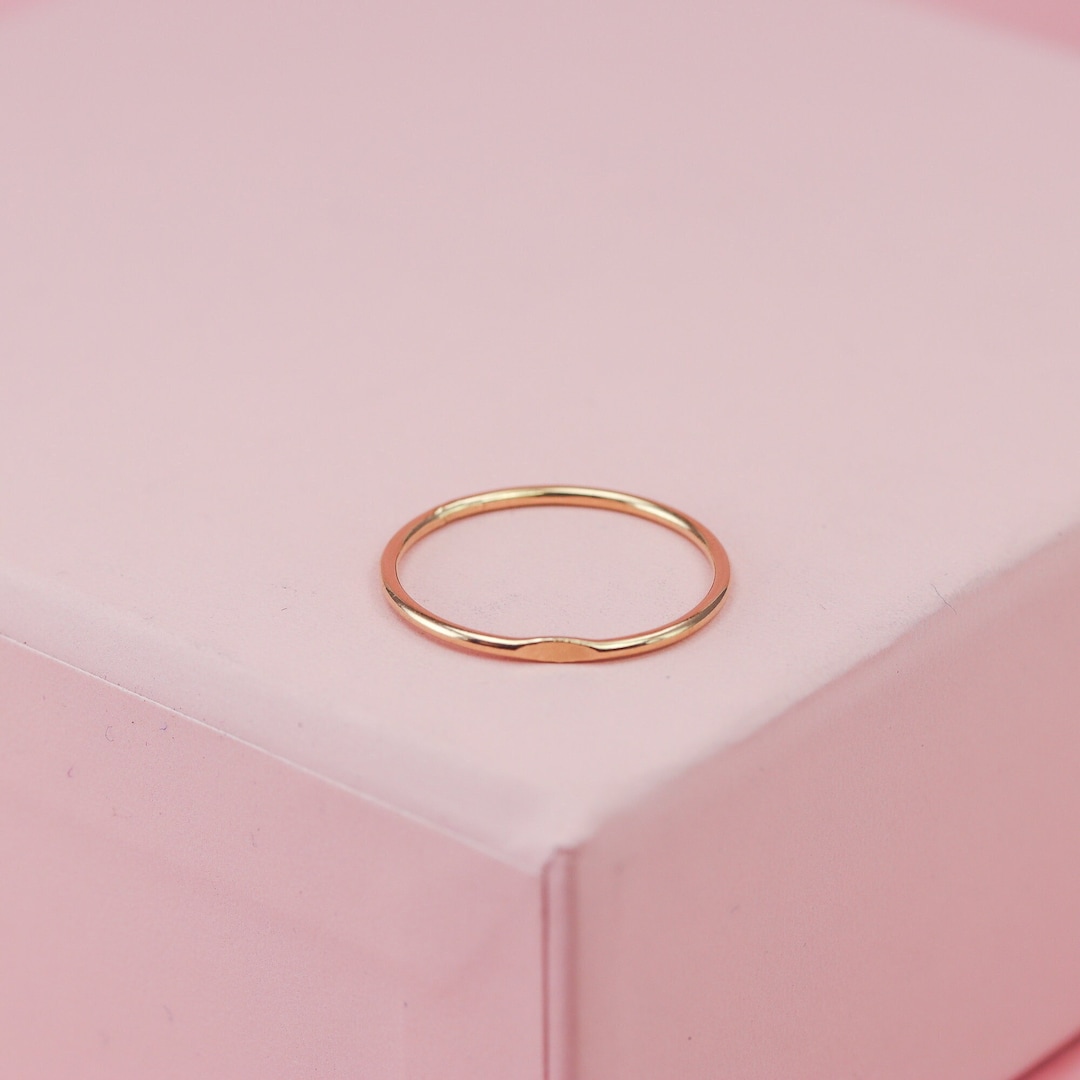 Stacking Rings in 14K Gold Filled and Silver, Custom Family Rings ...
