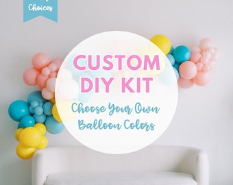 DIY Balloon Garland Kit: Choose Your Colors for Bridal Shower, Birthday