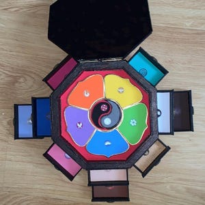 Aanpasbare sieradendoos - Basisdoos Handgemaakte doos - DIY knutseldoos - M Ldbg-cadeau - Gepersonaliseerde doos - Leeg of versierd - Basisdoos van de tv