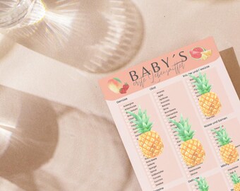 Los primeros alimentos del bebé | 100 alimentos antes del primer cumpleaños