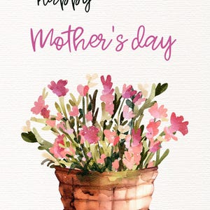 Mother's Day Card - Flowers