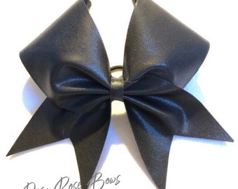 Black Competition Cheer Bow