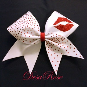 Sealed with a Kiss Cheer Bow