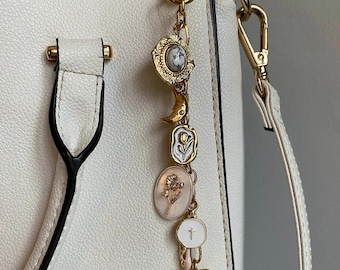 Custom Bag Charm, Personalized Charm Keychain, Customized Bag Charms,Purse Charm, Purse Accessory,Birthday Girl Gift,Unique Bridesmaid Gifts