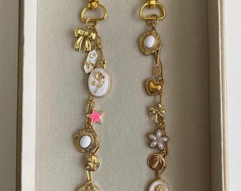 Custom Charm Keychain: Personalized Bag or Purse Accessory