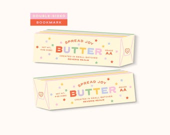 Spread Joy Butter Bookmark