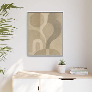 Modern Abstract Wall Art Print, Minimalist Design