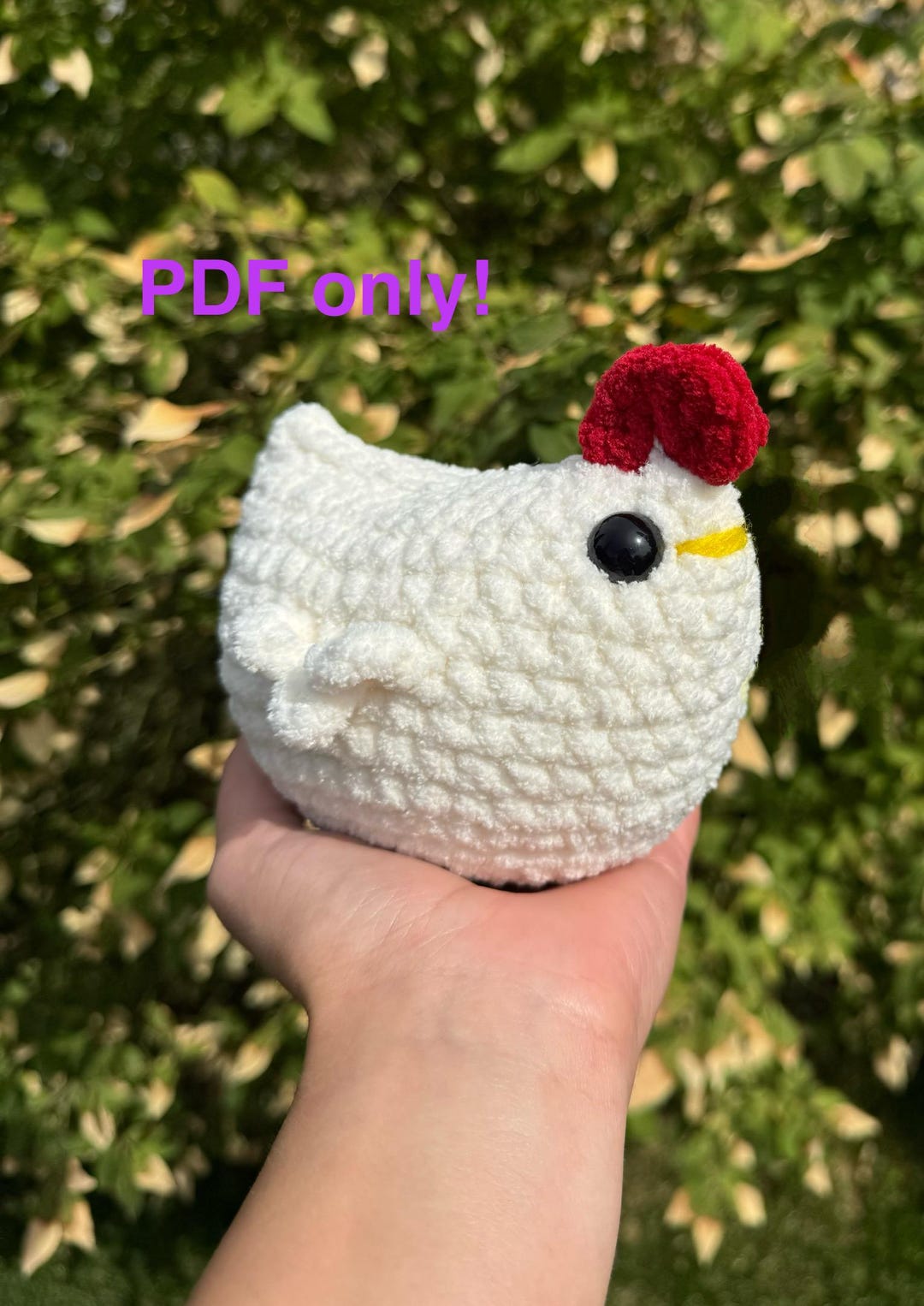Easy No-sew Charlie Chicken Crochet Pattern: Chunky Amigurumi (PDF) - Etsy
