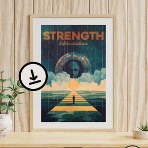 Strength Before Weakness Printable Wall Art Stormfather Poster Stormlight Archive Home Decor First Ideal Printable Wall Art Stormlight Gift