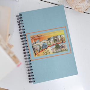 Virginia Notebook Vintage Art Stationery Virginia Souvenir Notebook Scenic Virginia Travel Diary Nostalgic Virginia Gift Creative Trip Gift