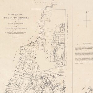 New Hampshire State Map Print New Hampshire Wall Art New Hampshire Decor Moving Gift Housewarming Gift New New Hampshire Home Map Wall Decor