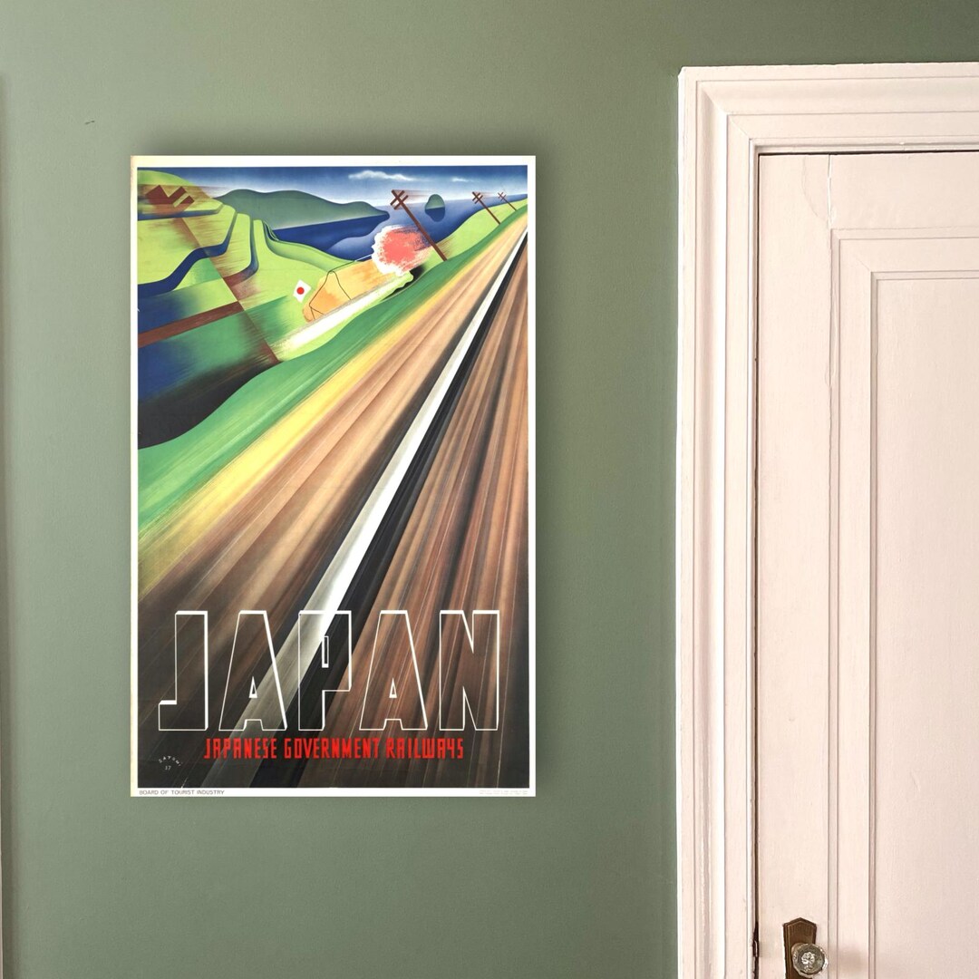 Japanese Government Railways Poster Japanese Landscape Print Travel ...