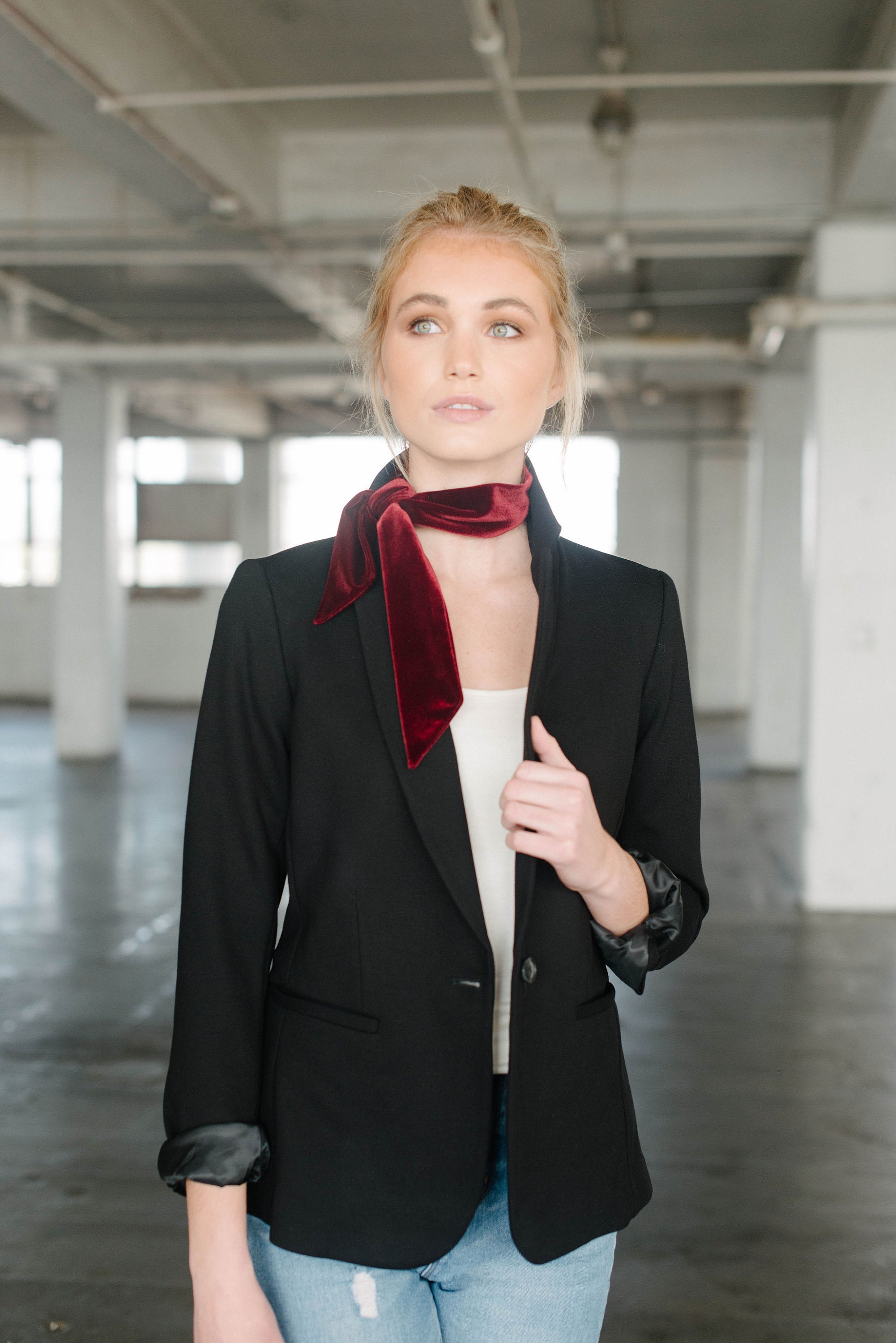 short neck scarf
