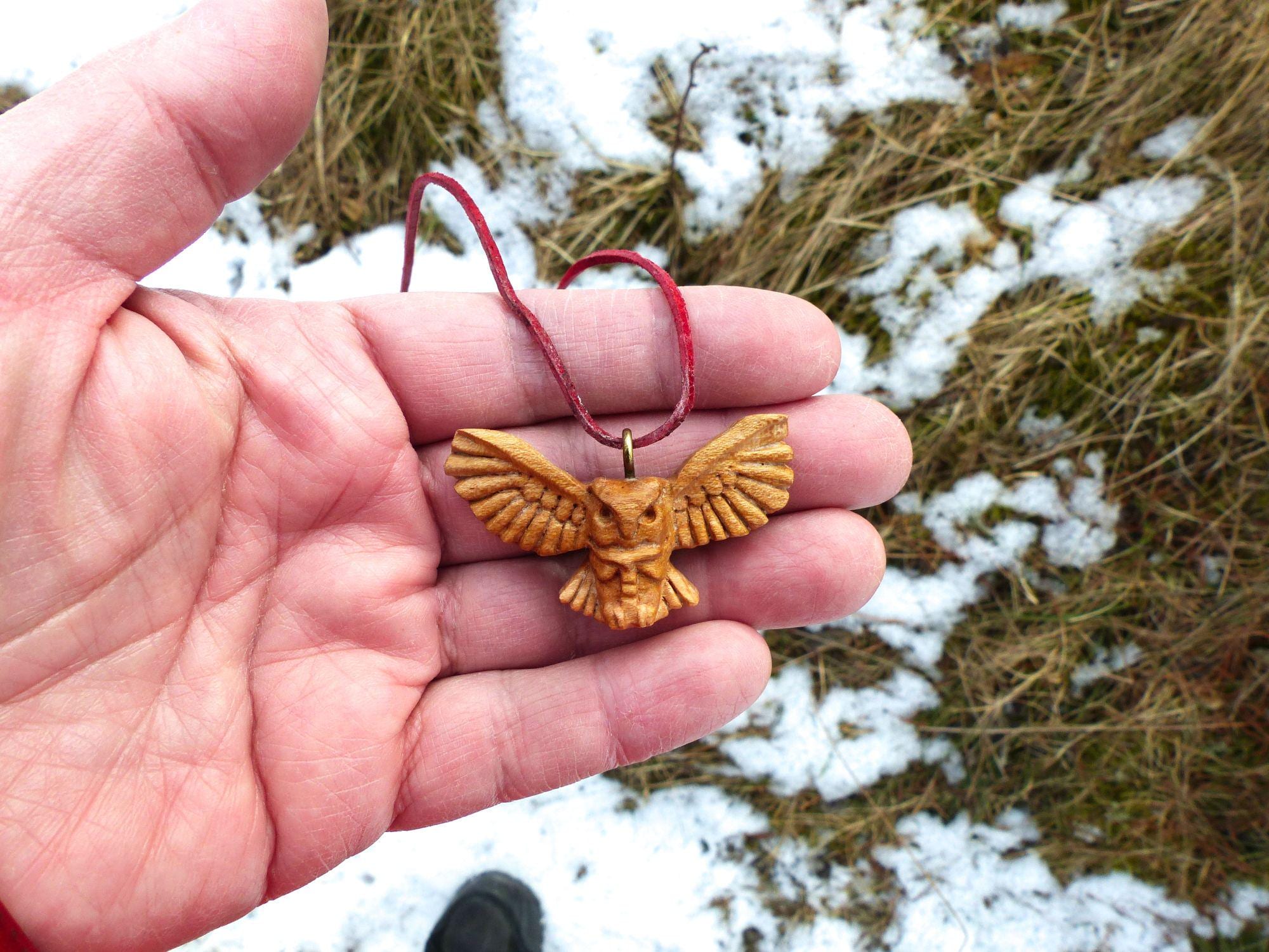 Child of the Night - Tiny Owl with Spread Wings &ndash; Unique Woodland Gift