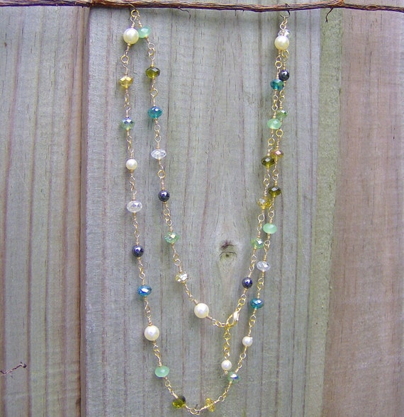 layered The elegant bohemian jewelry beach tropical choker boho /& hippie beaded gemstones wrap body jewelry Long necklacebelt