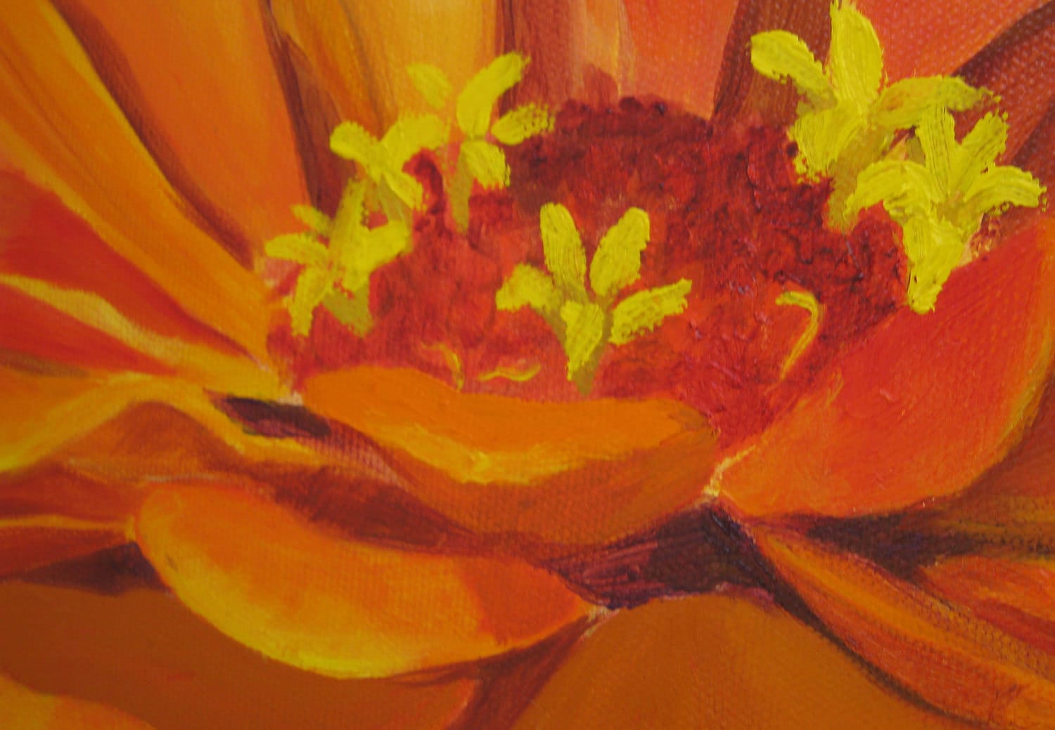 Wall Art PRINT 8x10 Panel of Original Oil Painting of Bright Etsy