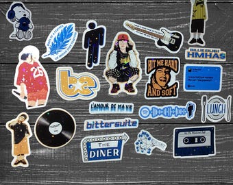 20 pc HMHAS Sticker Pack, Pop star Collectable Decals, Kids teens music gift decoration, glossy holographic sticker paper