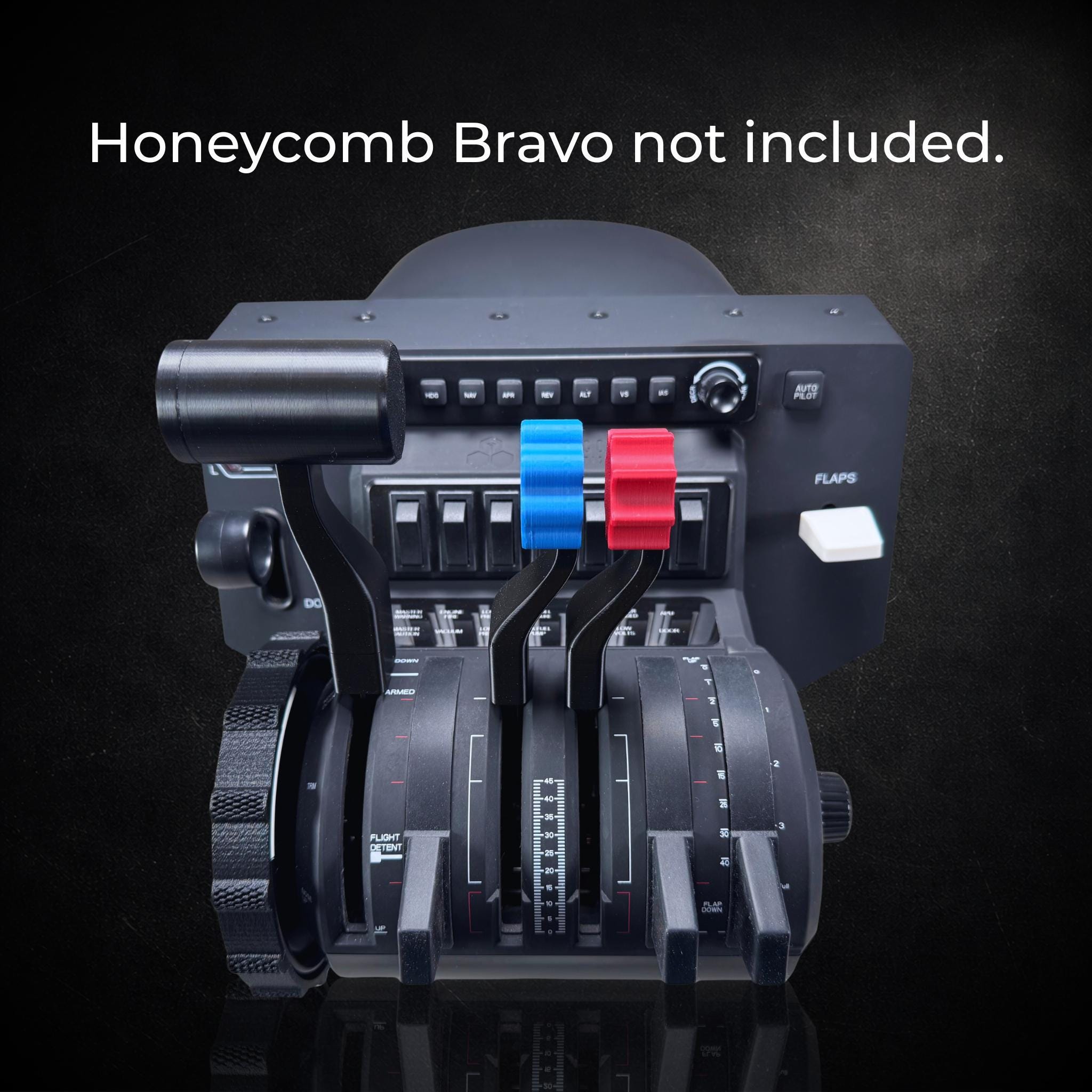 Single Engine THROTTLE SET / for the Honeycomb Bravo Throttle