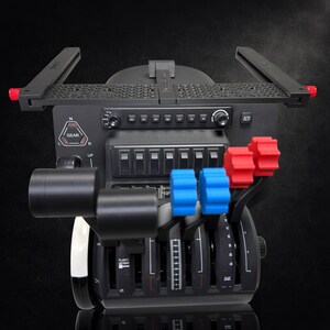 Honeycomb Bravo Under Desk Mount, Sliding Stowaway Mount, Flight Sim Throttle Mount, Desk Setup, Space Saving