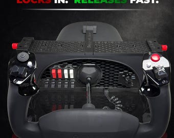 Honeycomb Alpha Yoke Under Desk MOUNT | Removable and Locking Design