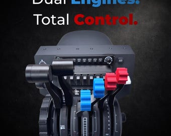 Honeycomb Twin Engine THROTTLE SET / Bravo Throttle Quadrant Baron G58 / Flight Simulation Accessory MSFS2020 MSFS2024 X-Plane
