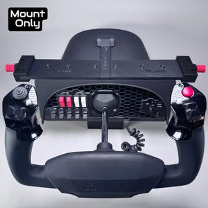 Honeycomb Alpha Yoke Under Desk MOUNT | Removable and Locking Design