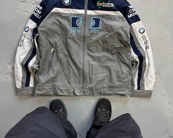 BMW Williams M F1 Vintage Racing Jacket HP Invent Mens Size XL