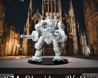 X74 Sheridan Walker - 3D-utskriven miniature - Baser ingår (vid behov)