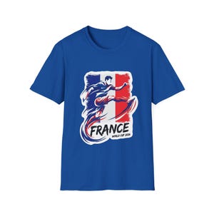 Camiseta con estampado de jugador de fútbol de Francia / Bandera de Francia Copa Mundial 2026 imagen 3