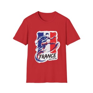 Camiseta con estampado de jugador de fútbol de Francia / Bandera de Francia Copa Mundial 2026 imagen 4