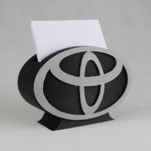 Porta biglietti da visita Toyota. Gadget da scrivania