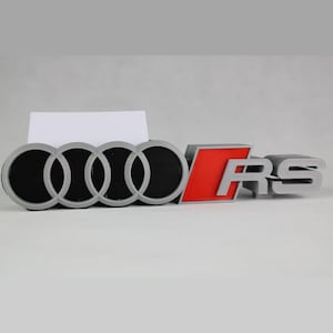 RS S-Line 3D-Visitenkartenhalter/-ständer. Schreibtisch-Gadget