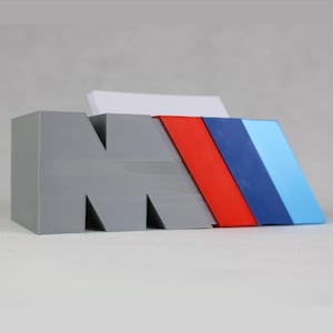 BMW M Power 3D Visitenkartenhalter / Ständer. Schreibtisch-Gadget