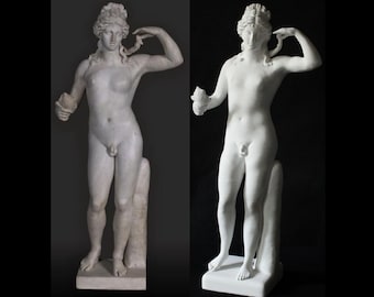 Stehende Zwitterskulptur. ''20/50 cm großes Schreibtischgerät