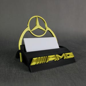 Mercedes Benz AMG Visitekaarthouder/standaard. Bureaugadget