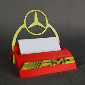 Mercedes Benz AMG Visitekaarthouder/standaard. Bureaugadget