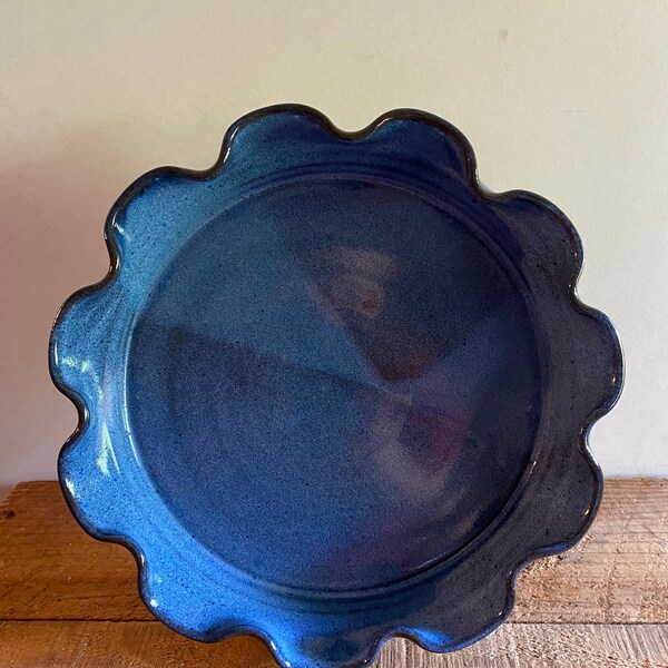 Stoneware Pie Plate Etsy