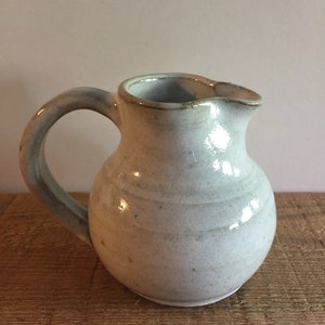 Baby Stoneware Pitcher in White