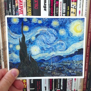 The Starry Night by Vincent van Gogh Sticker