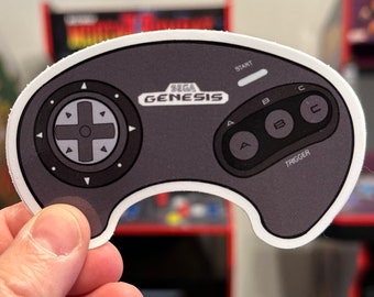 Sega Genesis Controller Sticker